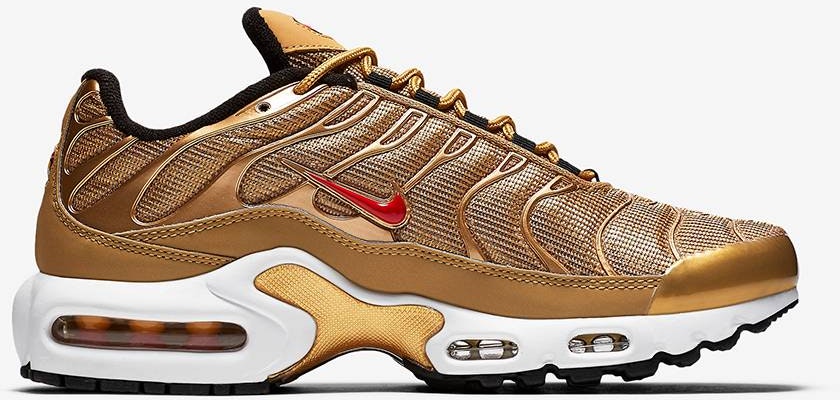 (W) Nike Air Max Plus QS 'Emas Metalik' 887092-700 Sizing (W) Nike Air Max Plus QS 'Emas Metalik' 887092-700