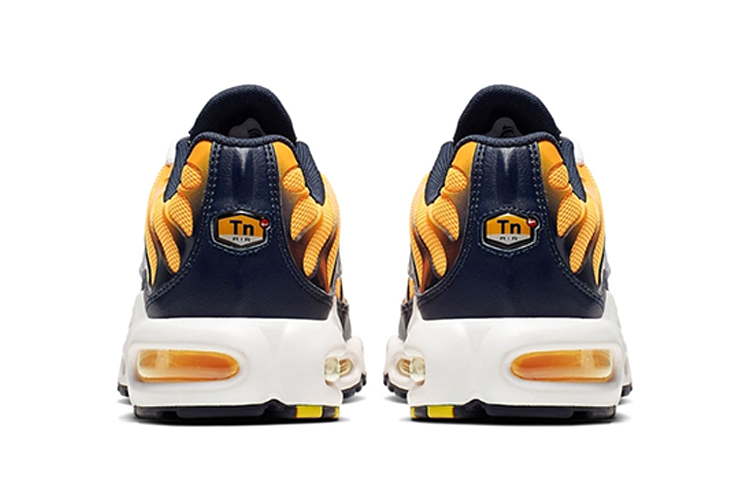 (W) Nike Air Max Plus SE Yellow Navy 圖 4