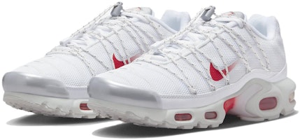 (Women) Nike Air Max Plus Utility 'White Silver Red' FN3488-100 Lookbook (Women) Nike Air Max Plus Utility 'White Silver Red' FN3488-100