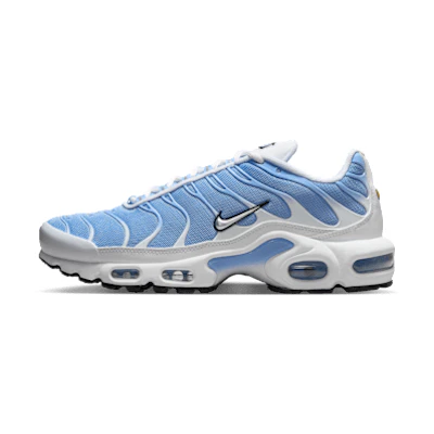 (W) Nike Air Max Plus White Aluminum Metallic Silver