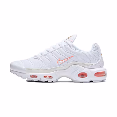 (W) Nike Air Max Plus White Atomic Pink