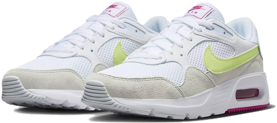 (W) 耐克Air Max SC白柠檬火莓配色运动鞋 FQ8886-100 Lookbook (W) 耐克Air Max SC白柠檬火莓配色运动鞋 FQ8886-100