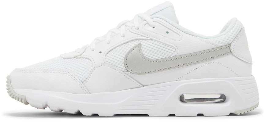 Nike Air Max SC 防滑耐磨 低筒 跑步鞋 女款 白銀 簡約 運動 Lookbook Nike Air Max SC 防滑耐磨 低筒 跑步鞋 女款 白銀 簡約 運動