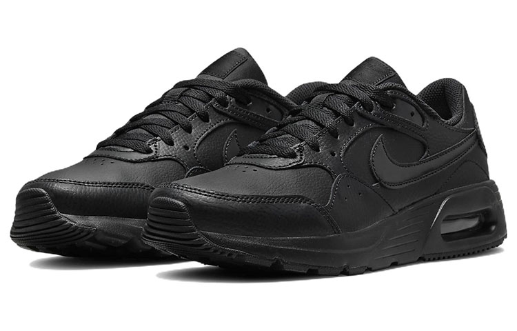 (W) Nike Air Max SC Leather 'Triple Black' 圖 3