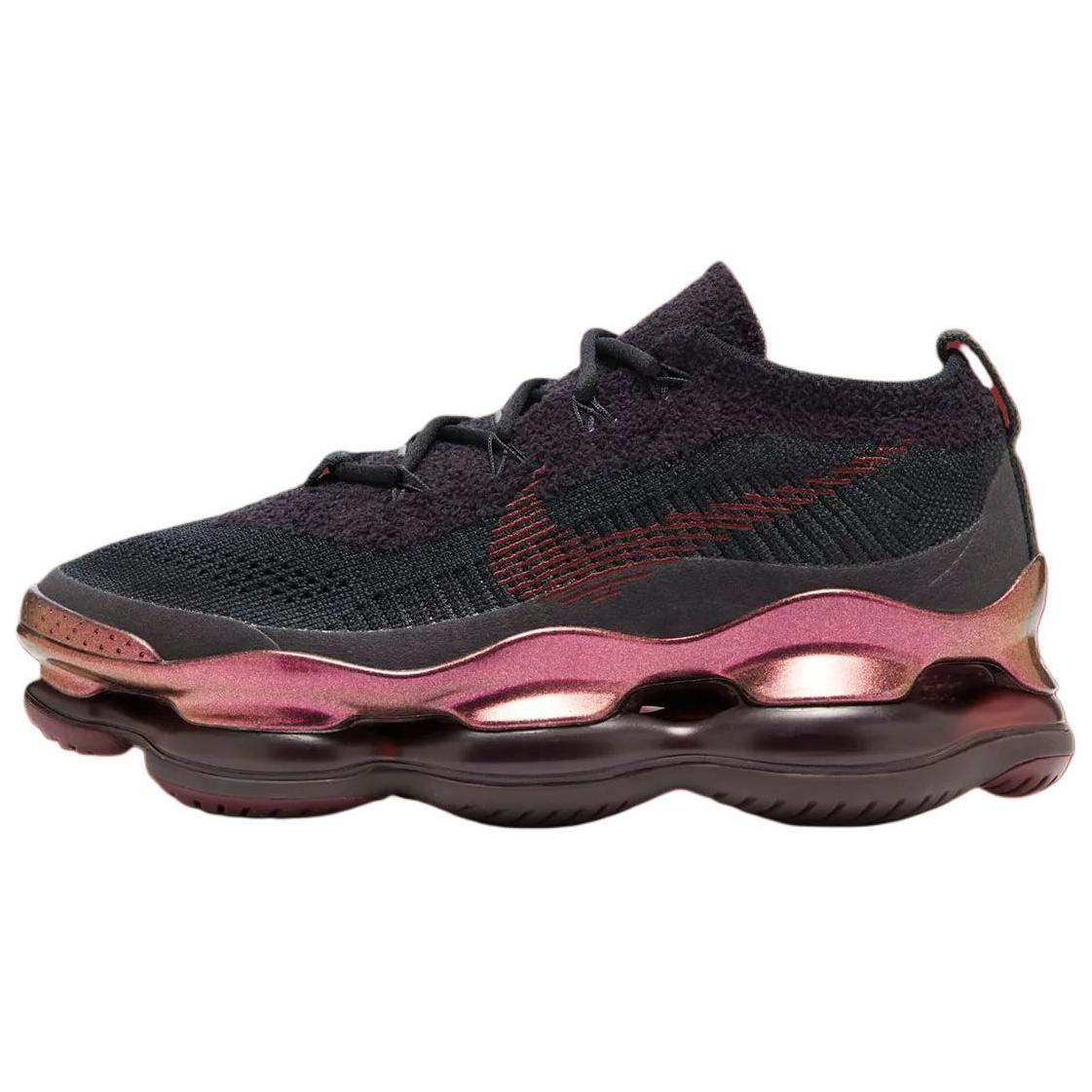 (Women) Nike Air Max Scorpion Flyknit 'Black Burgundy' DJ4702-004