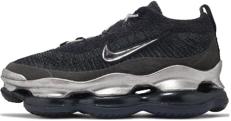 (Women) Nike Air Max Scorpion Flyknit 'Black Metallic Silver' HJ3487-001 Buy (Women) Nike Air Max Scorpion Flyknit 'Black Metallic Silver' HJ3487-001