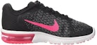 Order (Women) Nike Air Max Sequent 2 Black Vivid Pink 852465-006