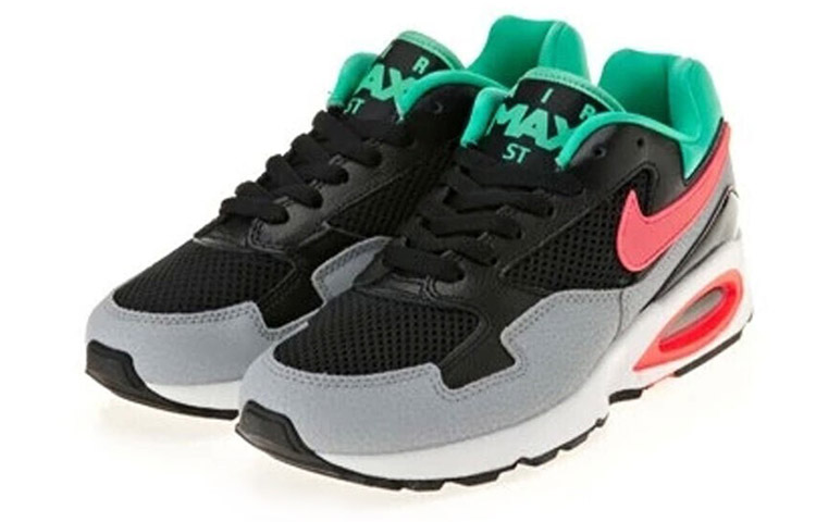 Lookbook (W) 耐克 Air Max ST 红/绿“黑”配色 705003-002