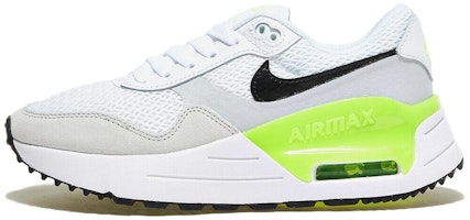 (Women) Nike Air Max SYSTM 'White Black Volt' DM9538-104 (Women) Nike Air Max SYSTM 'White Black Volt' DM9538-104