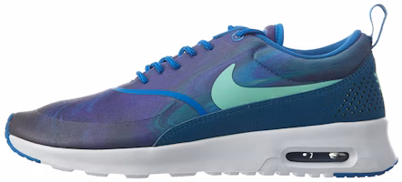 (Women) Nike Air Max Thea Print Spark Green Glow 'Blue' 599408-405 (Women) Nike Air Max Thea Print Spark Green Glow 'Blue' 599408-405