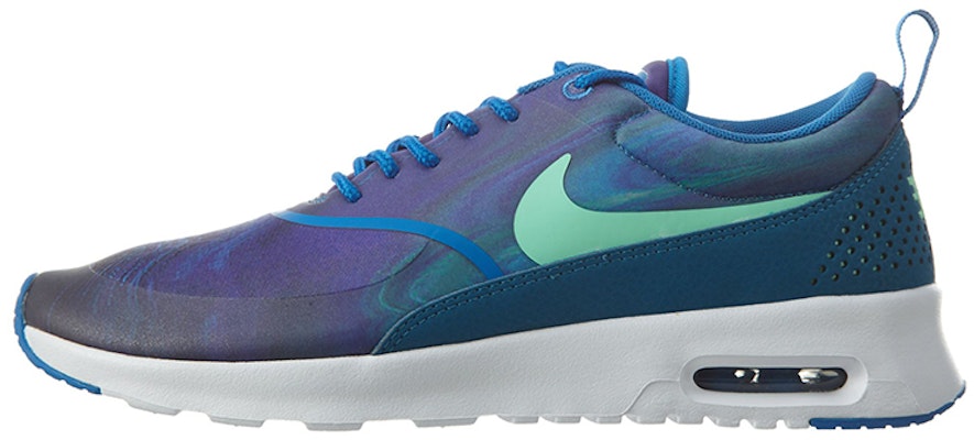(Women) Nike Air Max Thea Print Spark Green Glow 'Blue' 599408-405 Buy (Women) Nike Air Max Thea Print Spark Green Glow 'Blue' 599408-405