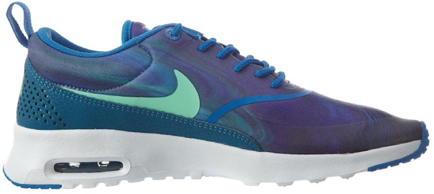 (Women) Nike Air Max Thea Print Spark Green Glow 'Blue' 599408-405 Order (Women) Nike Air Max Thea Print Spark Green Glow 'Blue' 599408-405