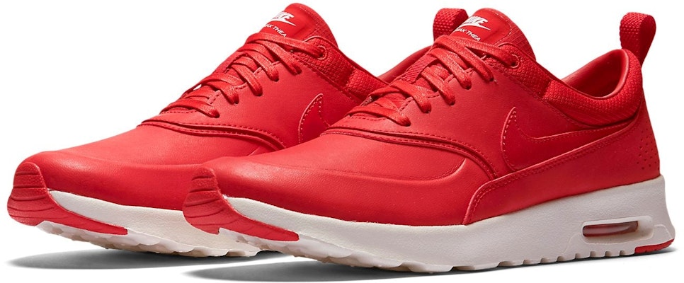 (Women) Nike Air Max Thea Premium 'University Red' 616723-602 Lookbook (Women) Nike Air Max Thea Premium 'University Red' 616723-602