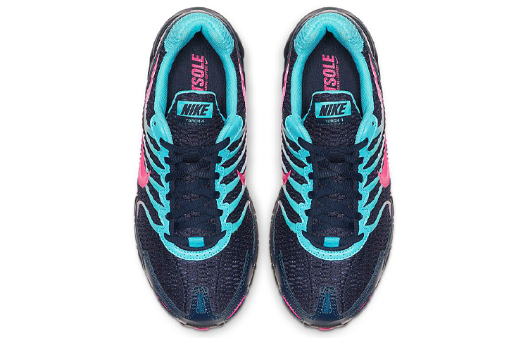 Shop (W) Nike Air Max Torch 4 'Midnight Navy Pink Blast' Wanita Lelaki Sneakers CN2160-400
