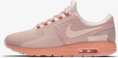 Nike Air Max Zero 防滑減震 低幫 跑步鞋 女款 粉橘 Lookbook Nike Air Max Zero 防滑減震 低幫 跑步鞋 女款 粉橘