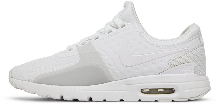 Nike Air Max Zero 耐磨透氣 低筒 跑步鞋 女款 白色 Lookbook Nike Air Max Zero 耐磨透氣 低筒 跑步鞋 女款 白色