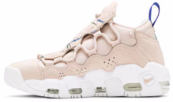 Lookbook Nike Air More Money Particle Beige 低筒 復古籃球鞋 女款 粉色