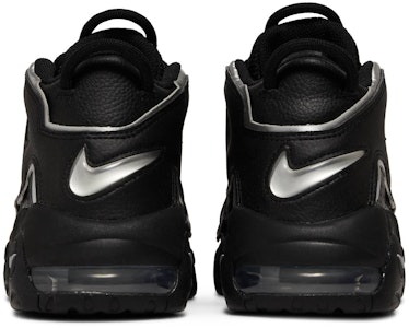 (W) Nike Air More Uptempo 'Hitam Perak Metalik' DQ0839-001 Details for (W) Nike Air More Uptempo 'Hitam Perak Metalik' DQ0839-001