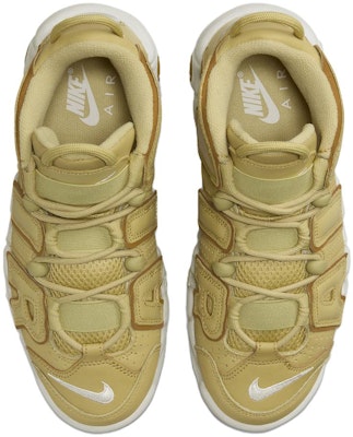 Nike Air More Uptempo “Buff Gold“ 耐磨透氣 中幫 復古籃球鞋 男款 黃白 Shop Nike Air More Uptempo “Buff Gold“ 耐磨透氣 中幫 復古籃球鞋 男款 黃白