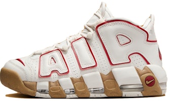 (Women) Nike Air More Uptempo 'Phantom Gym Red Gum' DV1137-002 (Women) Nike Air More Uptempo 'Phantom Gym Red Gum' DV1137-002