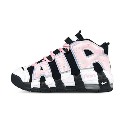 (W) Nike Air More Uptempo 'Splatter Pink Black White'