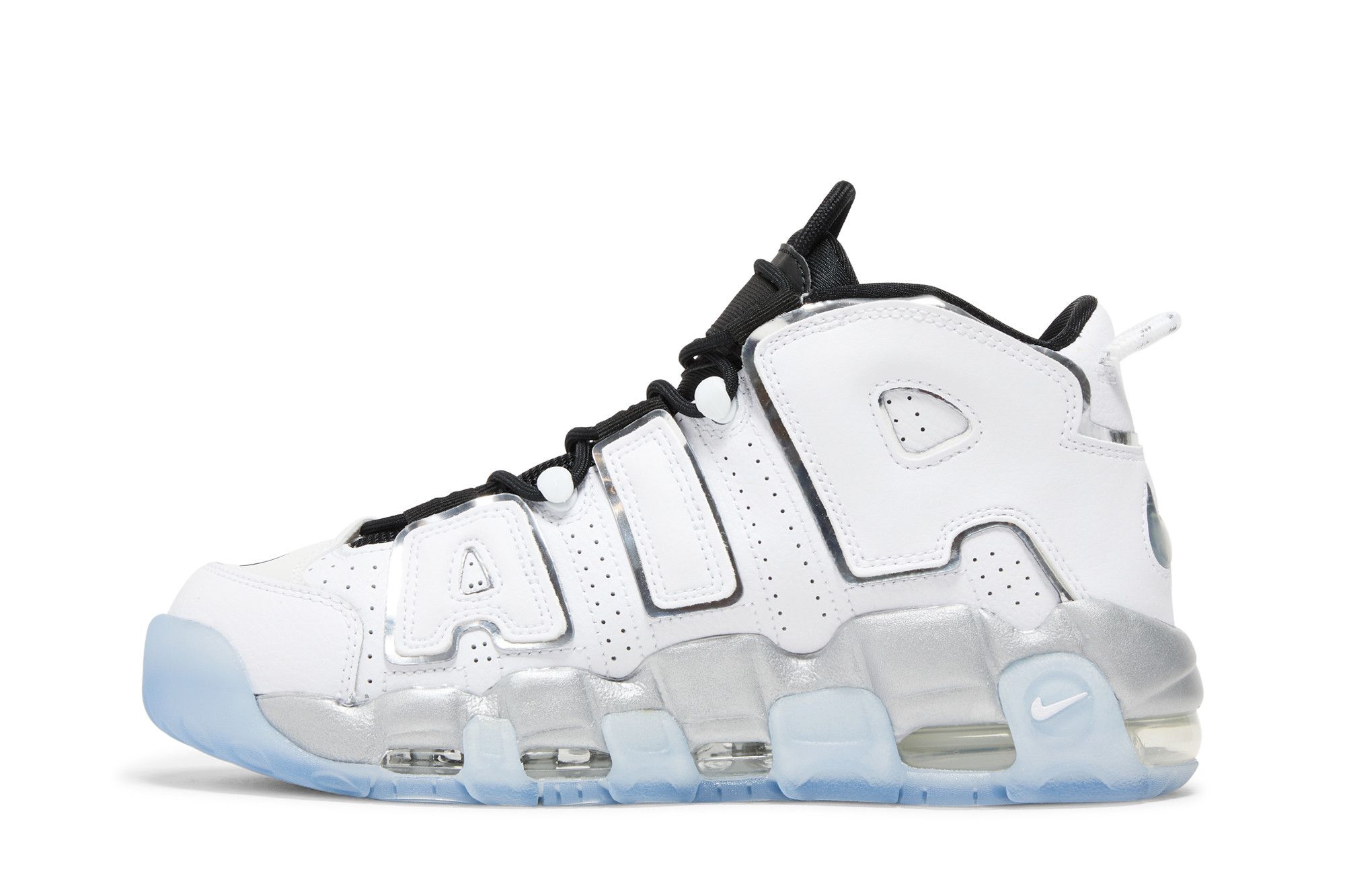 Shop (W) 耐克Air More Uptempo "白色金属" DV7408-100