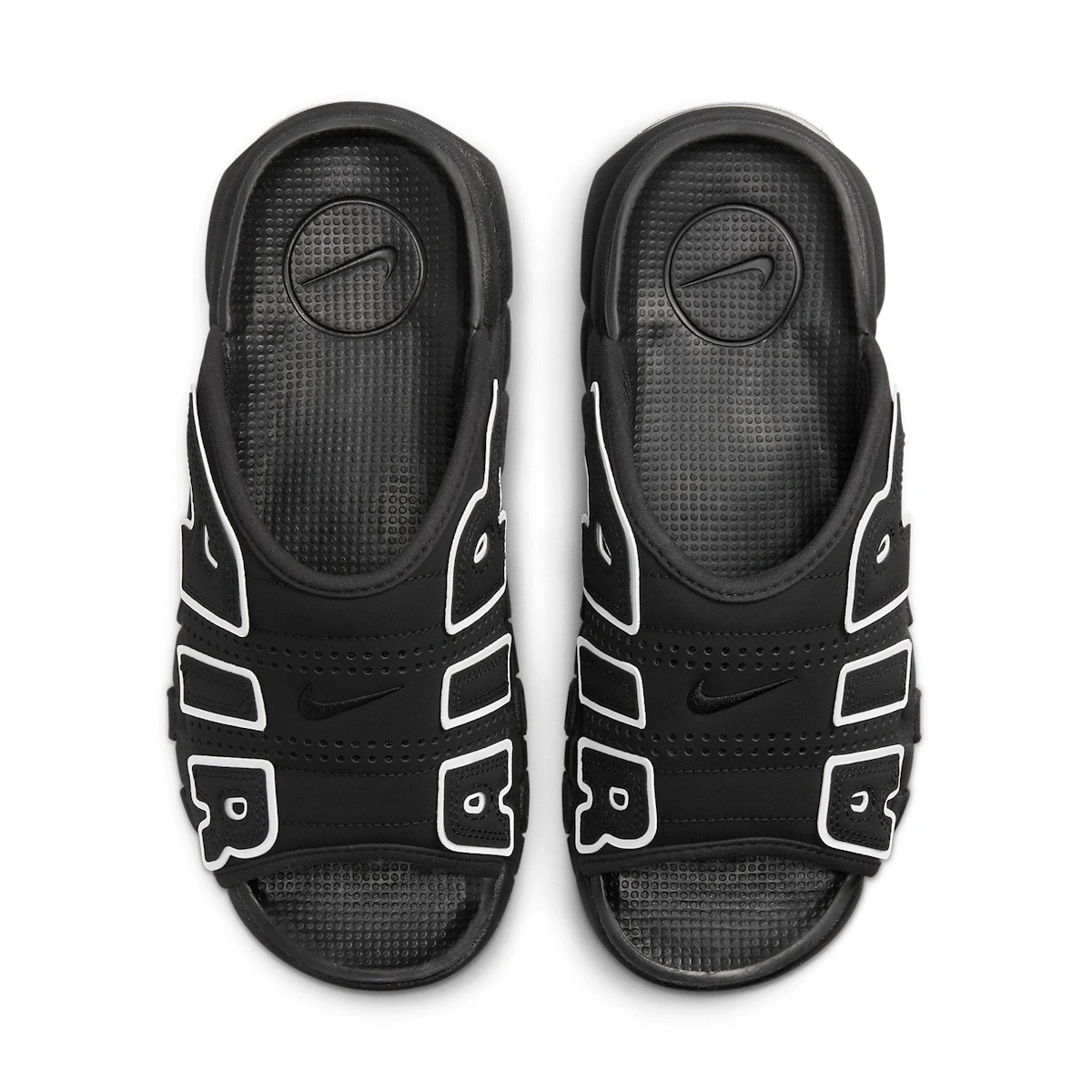 (Women) Nike Air More Uptempo Slide 'Black White'