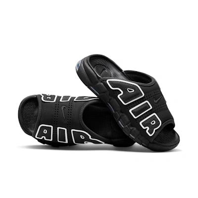 (Women) Nike Air More Uptempo Slide 'Black White'
