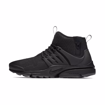 (W) Nike Air Presto Mid Utility PRM 'Triple Black'