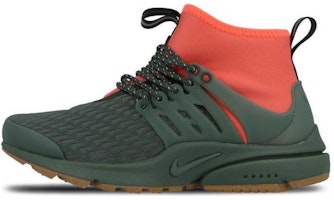 (Women) Nike Air Presto Mid Utility Vintage Green Hyper Orange AA0674-300 (Women) Nike Air Presto Mid Utility Vintage Green Hyper Orange AA0674-300