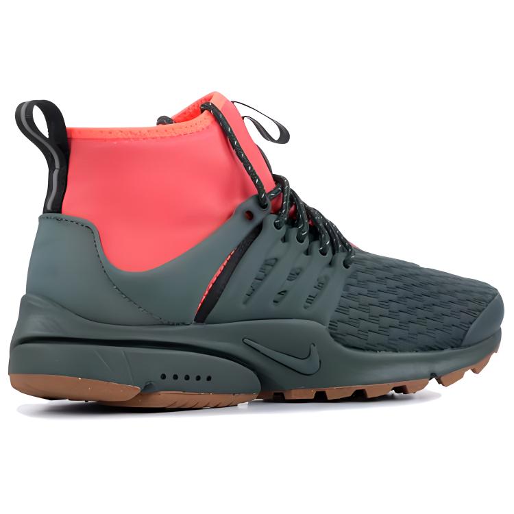 Order (W) Nike Air Presto Mid Utility Verde Vintage Naranja Hyper AA0674-300