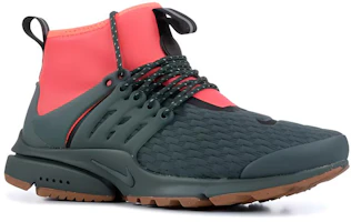Lookbook (女款)Nike Air Presto 中筒實用型 復古綠 超橙 AA0674-300