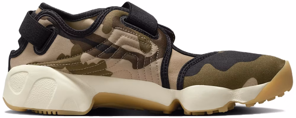 (W) Nike Air Rift 'Camo dan Oranye Cerah' FJ5447-200 Order (W) Nike Air Rift 'Camo dan Oranye Cerah' FJ5447-200
