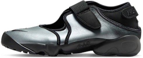 (Women) Nike Air Rift Leather Metallic Silver/Black IH3656-095 (Women) Nike Air Rift Leather Metallic Silver/Black IH3656-095