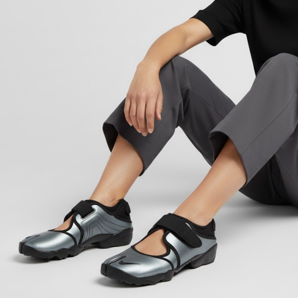 (Women) Nike Air Rift Leather Metallic Silver/Black IH3656-095 Order (Women) Nike Air Rift Leather Metallic Silver/Black IH3656-095