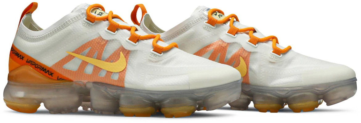 Women Nike Air VaporMax 2019 White Orange AR6632 102 AR6632