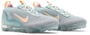 (W) Nike Air VaporMax 2021 Flyknit 'Light Dew' Wanita Lelaki Sneakers DH4088-300