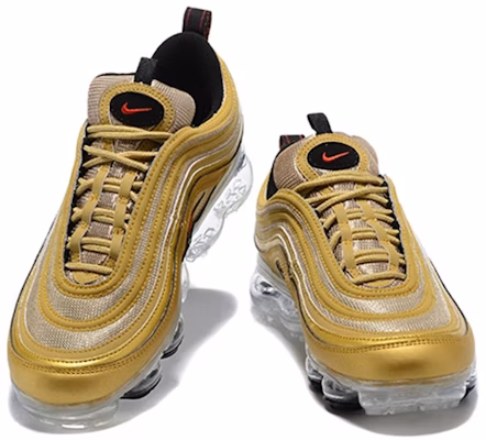 (Women) Nike Air VaporMax 97 'Gold' AO4542-003 Lookbook (Women) Nike Air VaporMax 97 'Gold' AO4542-003