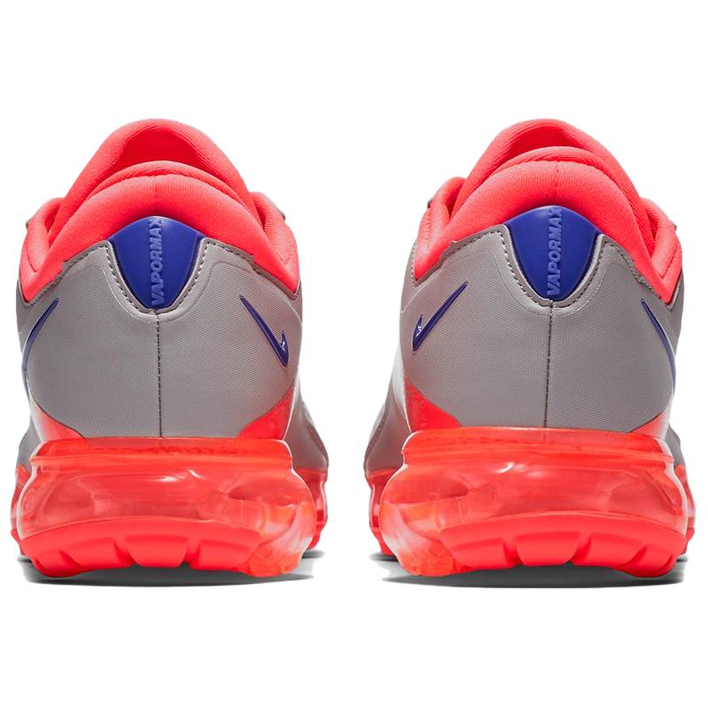 Lookbook Nike VaporMax CS "SOLAR RED" 舒適 減震耐磨 低幫 跑步鞋 女款 灰紅色