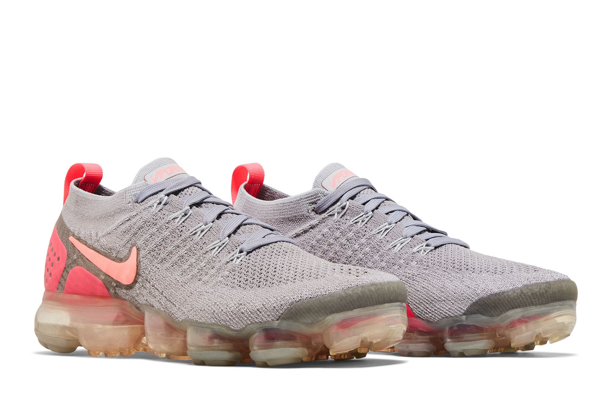 Cheap (W) Nike Air VaporMax Flyknit 2 'Gris Carmesí' 942843-005