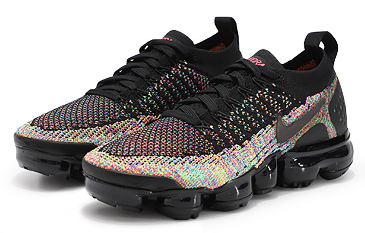 Lookbook （女性）Nike Air VaporMax Flyknit 2 黑色多彩 'Color 942843-015