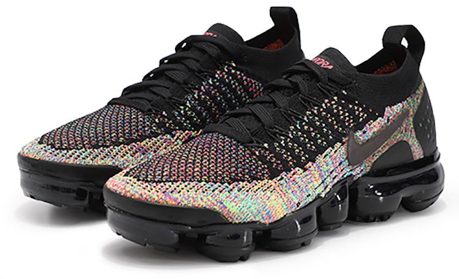 (女性)Nike Air VaporMax Flyknit 2 黑色多彩 'Color 942843-015 Lookbook (女性)Nike Air VaporMax Flyknit 2 黑色多彩 'Color 942843-015