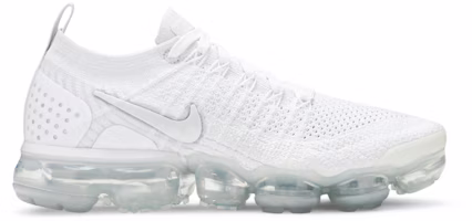 (Women) Nike Air VaporMax Flyknit 2 White Vast Grey 942843-105 (Women) Nike Air VaporMax Flyknit 2 White Vast Grey 942843-105