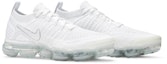 Cheap (女性)Nike Air VaporMax Flyknit 2 白色 烁灰色 942843-105