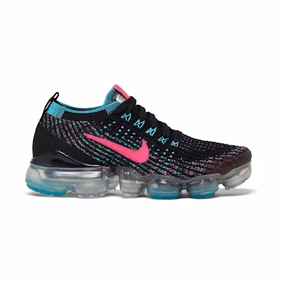 (W) Nike Air VaporMax Flyknit 3 'Black Hyper Pink Blue'