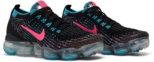 (W) 耐克Air VaporMax Flyknit 3 "黑色炫粉蓝色" CZ7988-001 Cheap (W) 耐克Air VaporMax Flyknit 3 "黑色炫粉蓝色" CZ7988-001