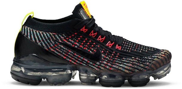 (W) 耐克Air VaporMax Flyknit 3 '黑色多彩' AJ6910-009 Buy (W) 耐克Air VaporMax Flyknit 3 '黑色多彩' AJ6910-009