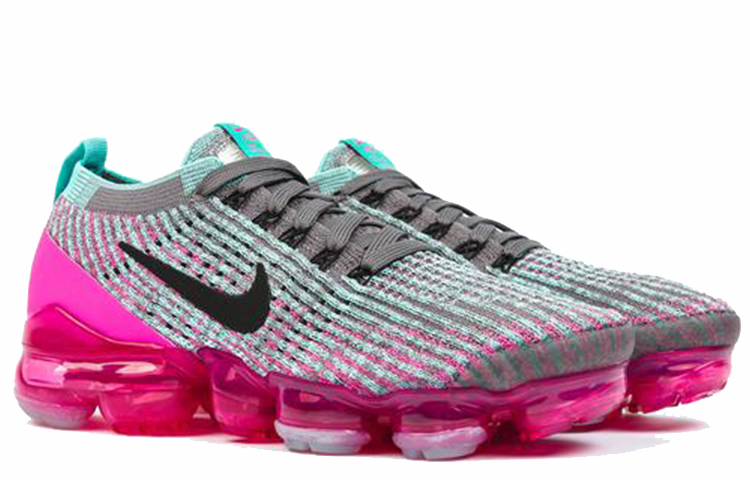 Order (W) Nike Air VaporMax Flyknit 3 'Gunsmoke Fuchsia' Lelaki/Wanita Malaysia CI7577-001