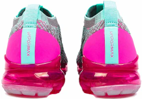 Lookbook 耐吉 Air Vapormax Flyknit 3.0 Gunsmoke 绿粉 女鞋