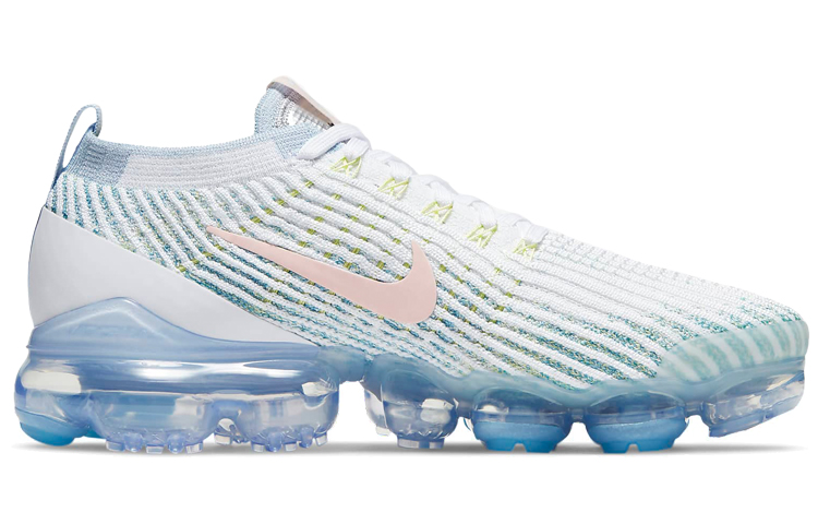 Order 耐吉VaporMax Flyknit 3.0 Air低幫跑步鞋 女款 白藍